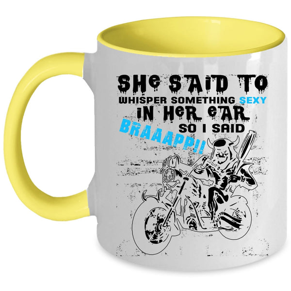 Cool Gift For My Daughter Coffee Mug, Awesome Motorcycles Accent Mug