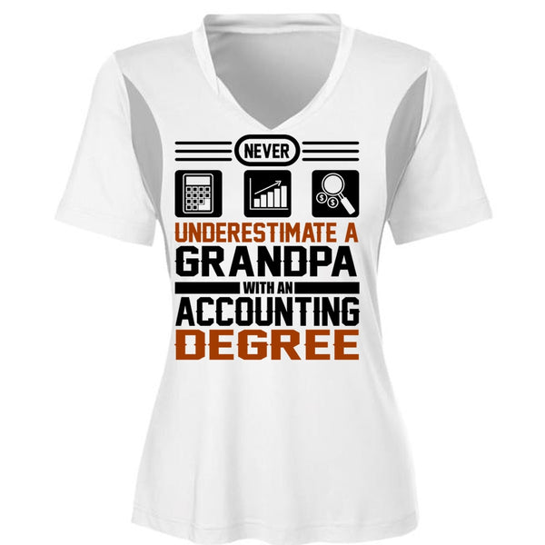 Grandpa With An Accounting Degree T Shirt, I Love Accountant T Shirt, Awesome T-Shirts