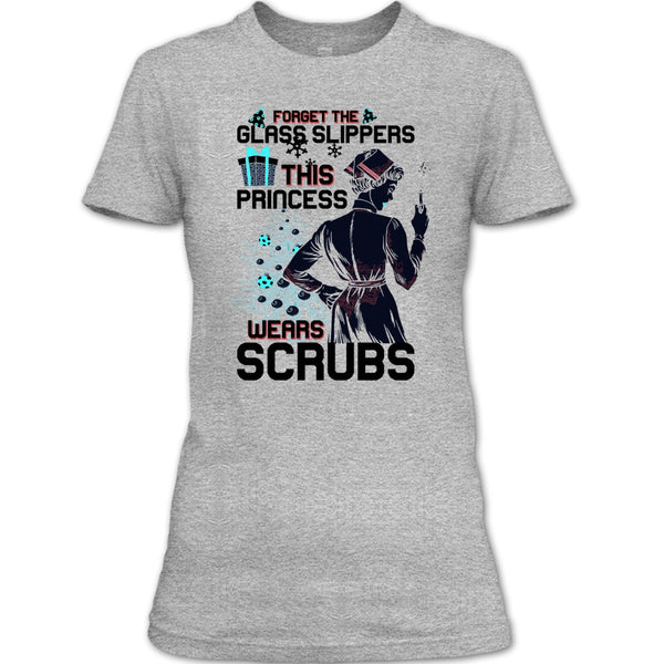 Forget The Glass Slippers T Shirt, Coolest Nurse Merry Christmas T Shirt