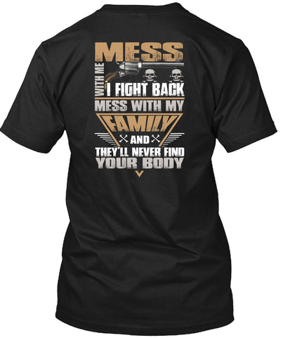 A black t-shirt with the shopify logo