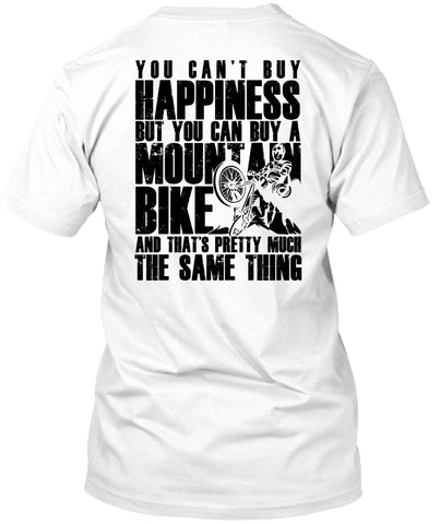 A black t-shirt with the shopify logo