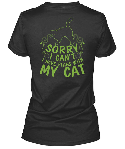I Have Plans With My Cat T Shirt, I Love Cat T Shirt