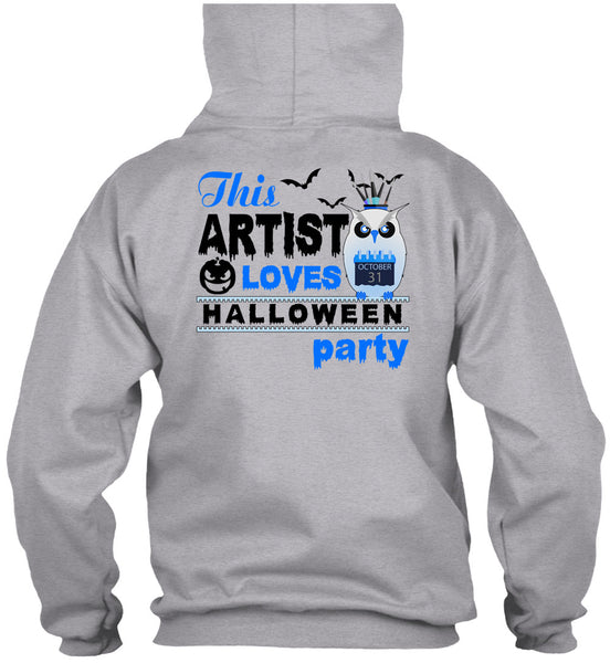 This Artist Loves Halloween Party T Shirt, Wait For Halloween T Shirt