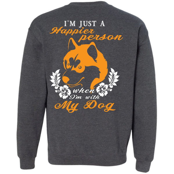 I'm With My Dog T Shirt, My Favorite Sweatshirt