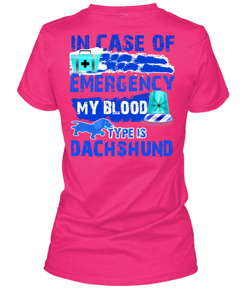 In Case Of Emergency My Blood T Shirt, I Love My Dog T Shirt