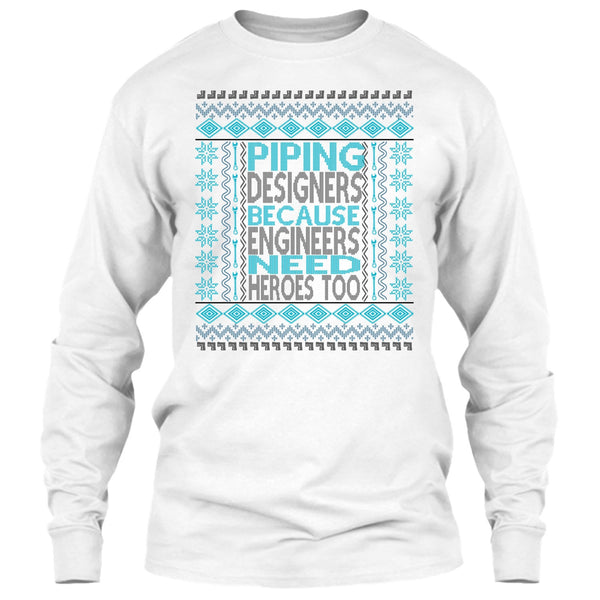 Piping Designers T Shirt, Coolest Merry Christmas Gift T Shirt