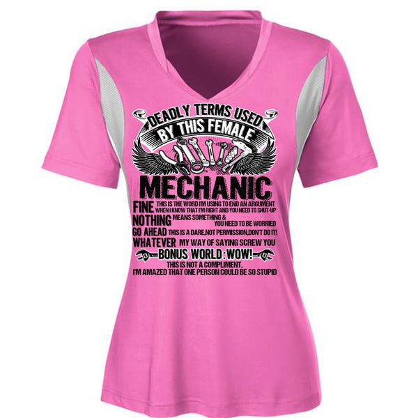 This Female Mechanic T Shirt, I Love Mechanic T Shirt, Awesome T-Shirts