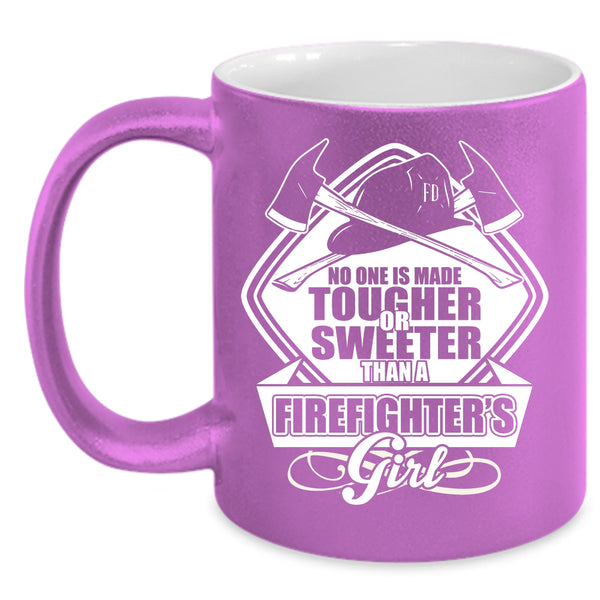 Firefighter's Girl Coffee Mug, Beautiful Wife Coffee Cup