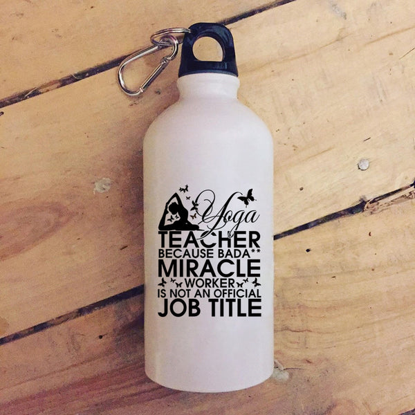 Yoga Teacher 20 oz Stainless Steel Bottle,Cute Gift For Yoga Teacher Outdoor Sports Water Bottle