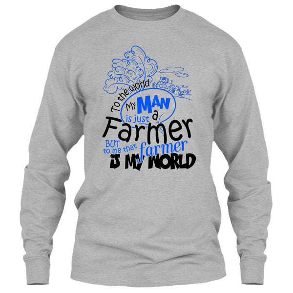 My Man Just A Farmer T Shirt, Coolest Farmer T Shirt