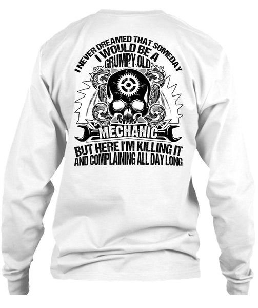 Grumpy Old Mechanic T Shirt, I Love Mechanic T Shirt