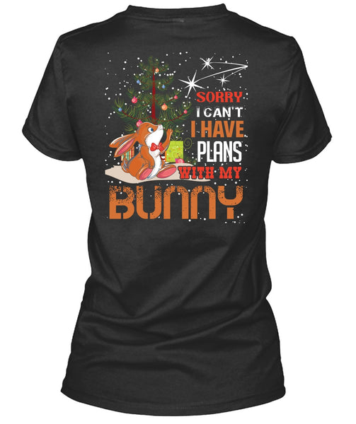 I Have Plans With My Bunny T Shirt, I Love Christmas T Shirt
