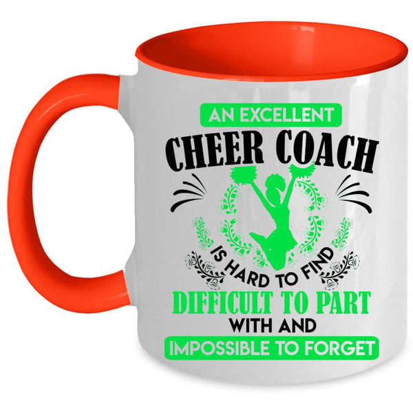 Cute Cheer Coach Coffee Mug, An Excellent Cheer Coach Accent Mug