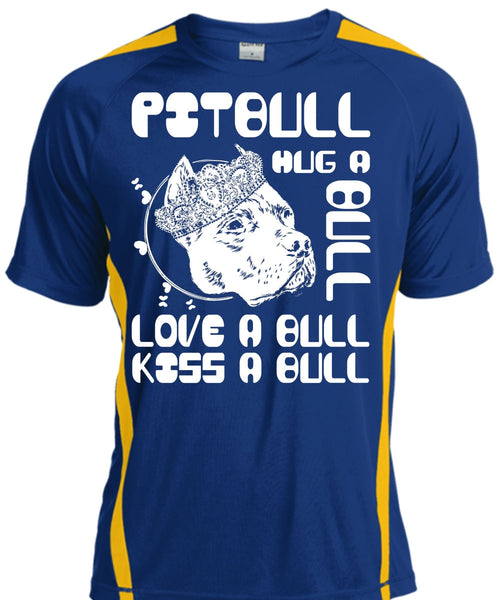 Pit Bull Hug A Bull T Shirt, Love A Bull T Shirt, Cool Shirt
