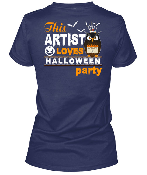 This Artist Loves Halloween Party T Shirt, I Love You Pumpkin T Shirt
