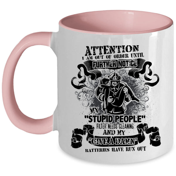 Best Gift For Fireman Coffee Mug, Awesome Firefighter Accent Mug