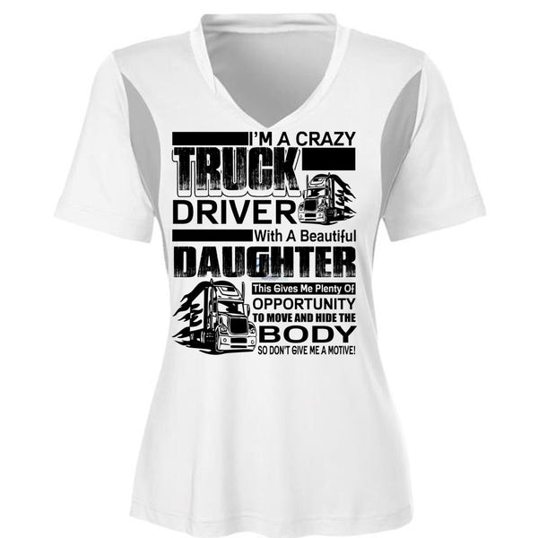 I'm A Crazy Truck Driver T Shirt, I Love Trucker T Shirt, Awesome T-Shirts