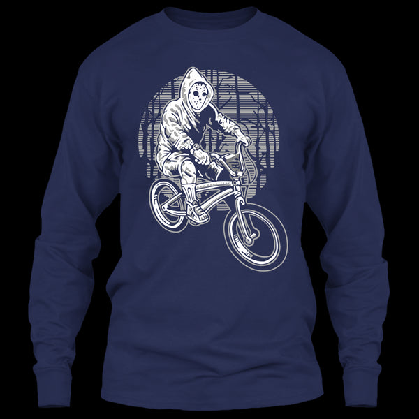 A black t-shirt with the shopify logo