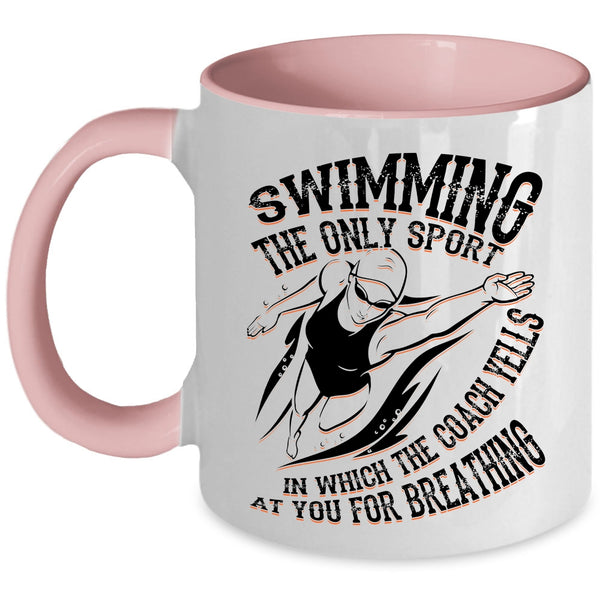 Awesome Gift For Swimmer Coffee Mug, Swimming Accent Mug