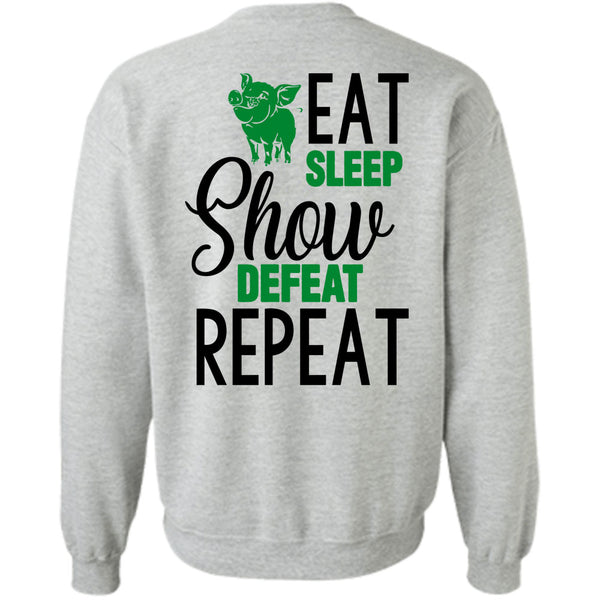 Being A Chef T Shirt, Eat Sleep Show Defeat Repeat Sweatshirt