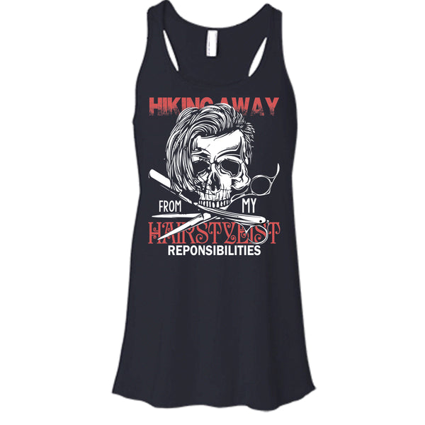 Hiking Away T Shirt, From My Hairstylist Tank Top