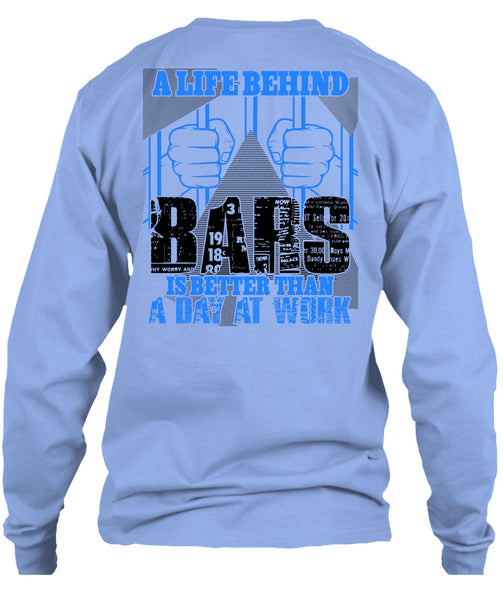 A Life Behind Bars T Shirt, Being A Biker T Shirt