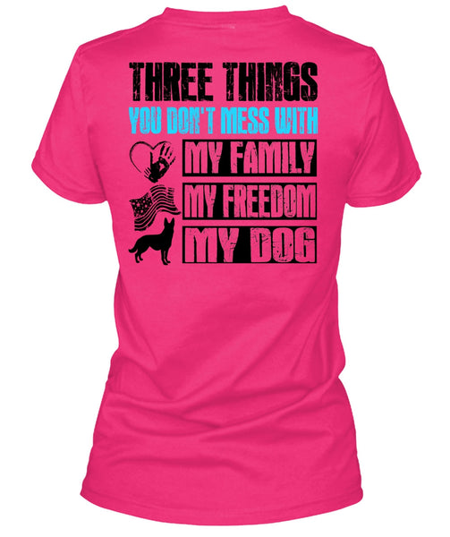 My Family My Freedom My Dog T Shirt, I Love Dog T Shirt