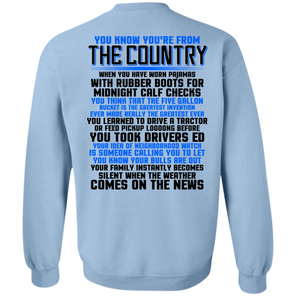 I Love Veteran T Shirt, You're From The Country Sweatshirt