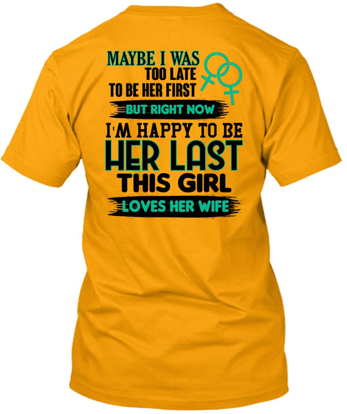 This Girl Loves Her Wife T Shirt, I Love Husband T Shirt