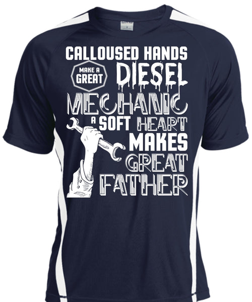 Make A Great Diesel Mechanic T Shirt, Makes Great Father T Shirt, Cool Shirt