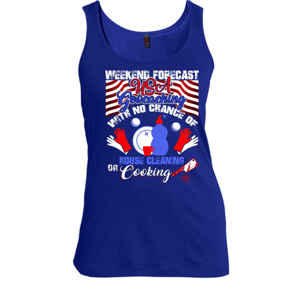Weekend Forecast USA Geocaching T Shirt, Coolest Geocaching T Shirt, Cool T Shirt