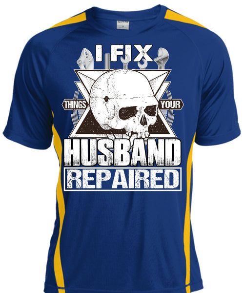 I Fix Things Your Husband Repaired T Shirt, Being A Mechanic T Shirt, Cool Shirt