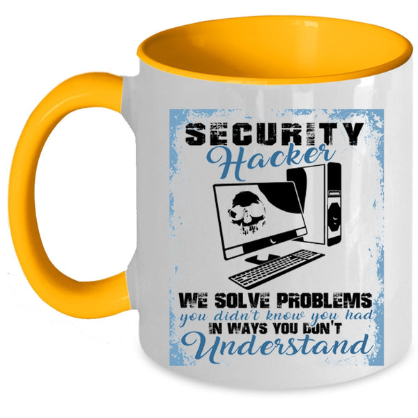 Cool Gift For Hackers Coffee Mug, Security Hackers Accent Mug