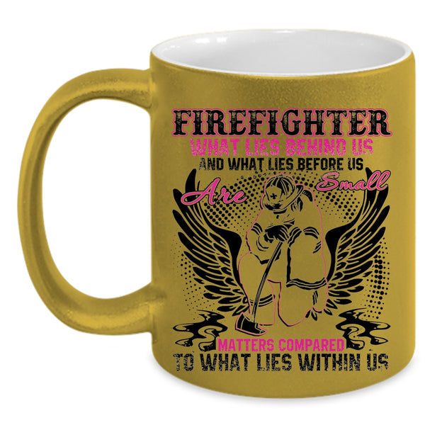 Cool Gift For Firefighters Coffee Mug, Firefighter Accent Mug