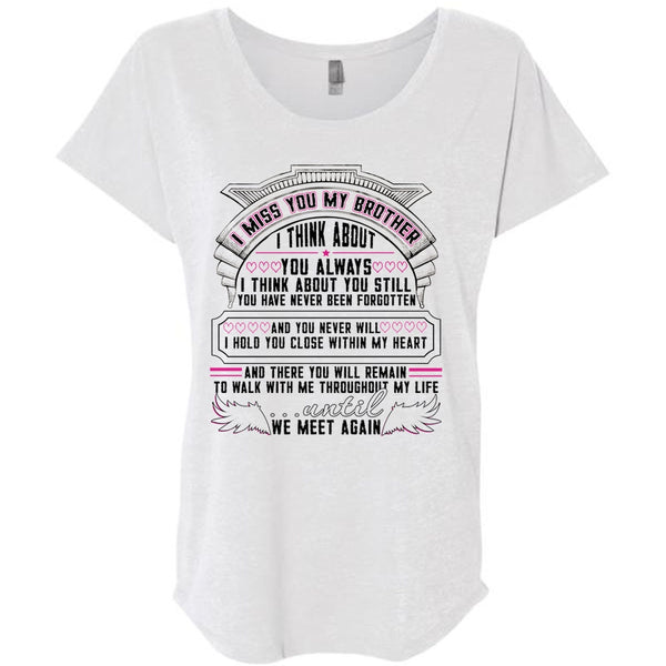 I Miss You My Brother T Shirt, I Love Brother T Shirt, Awesome T-Shirts