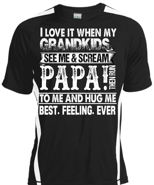 A black t-shirt with the shopify logo