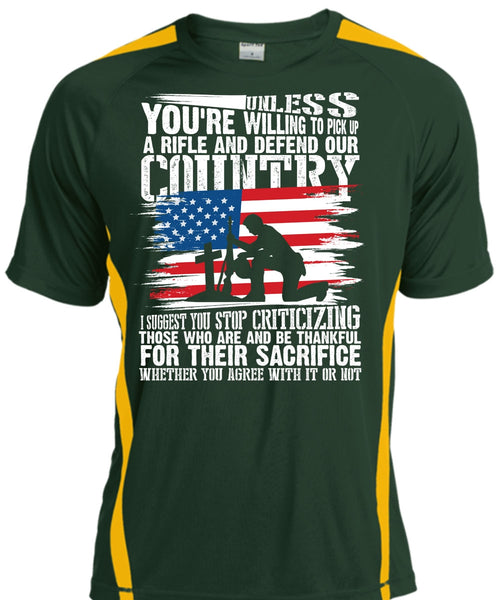 Defend Our Country T Shirt, Being A Veteran T Shirt, Cool Shirt