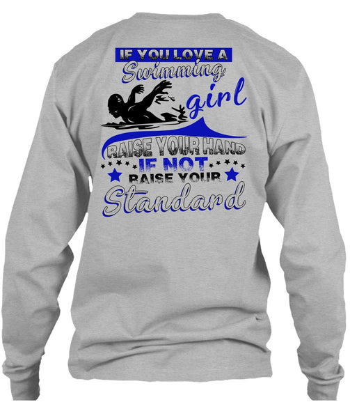 You Love A Swimming Girl T Shirt, I Love Swimming T Shirt