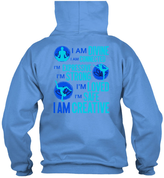 I Am Creative T Shirt, I Love Yoga T Shirt