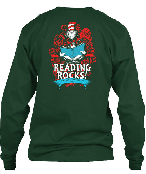 Dr. Seuss T Shirt, Reading Rocks T Shirt, The Cat in the Hat T Shirt, I Love Reading T Shirt