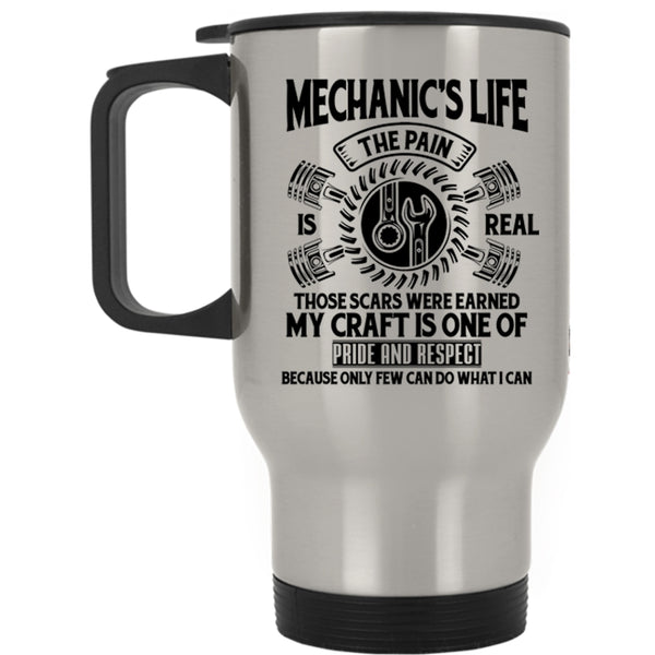 Awesome Mechanics Travel Mug, Mechanic's Life Mug