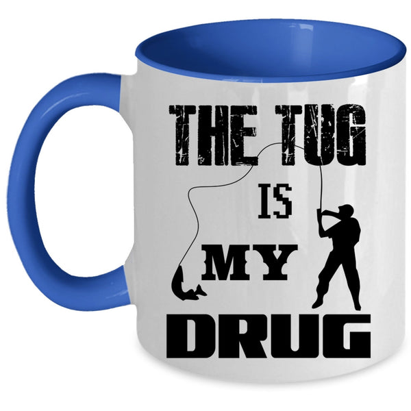 Funny Gift For Fisher Coffee Mug, I Love Fishing Accent Mug