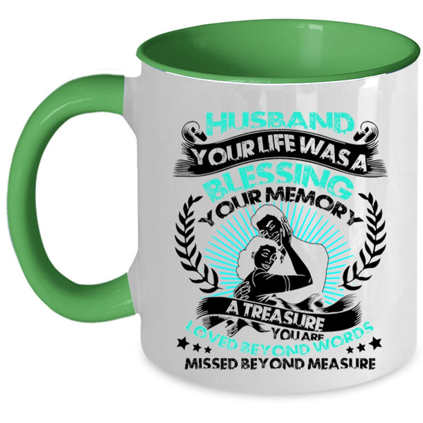 You Are Loved Beyond Words Coffee Mug, Husband Accent Mug