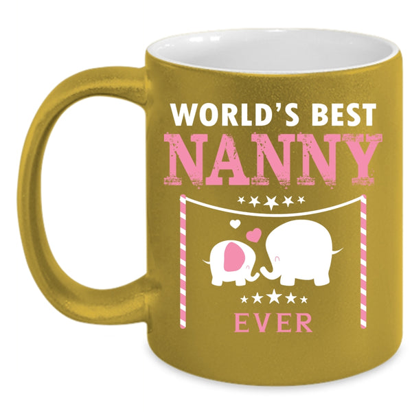 World's Best Nanny Ever Coffee Mug, I Love My Nanny Coffee Cup