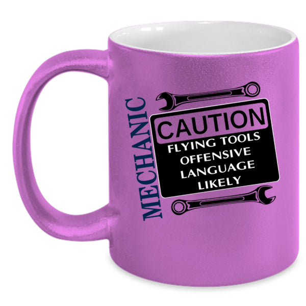 Flying Tools Coffee Mug, Mechanic Accent Mug