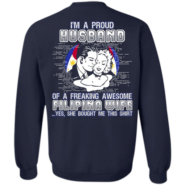 Filipina Wife T Shirt, I Love Husband Sweatshirt