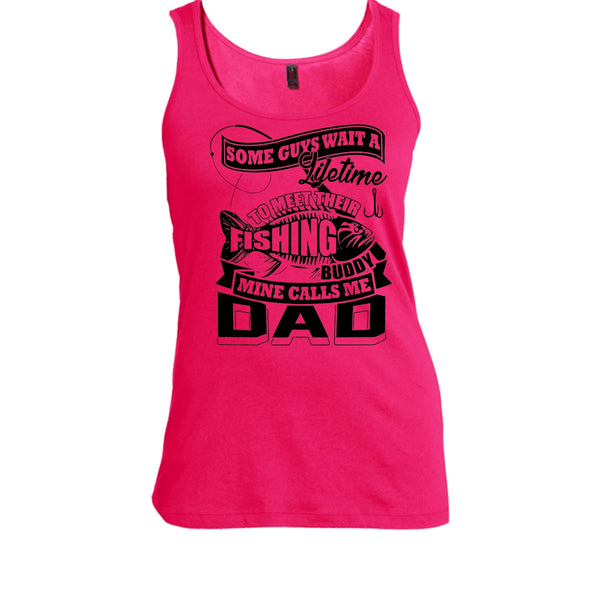 Their Fishing Buddy T Shirt, Coolest Fishing Dad Tank Top