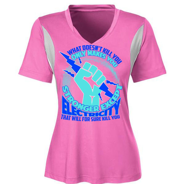 Stronger Except Electricity T Shirt, I Love Electrician T Shirt, Awesome T-Shirts
