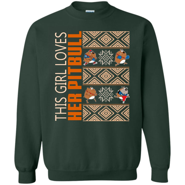 Coolest Pitbull Lover T Shirt, Pitbull Merry Christmas Sweatshirt