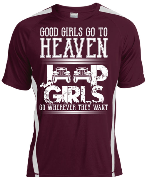 Good Girls Go To Heaven Jeep Girls T Shirt, Being A Driver T Shirt, Cool Shirt